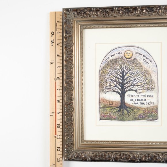 Rachel Badeau Tree Roots Giclee Art Print Colored Signed Numbered Framed… - Picture 5 of 10